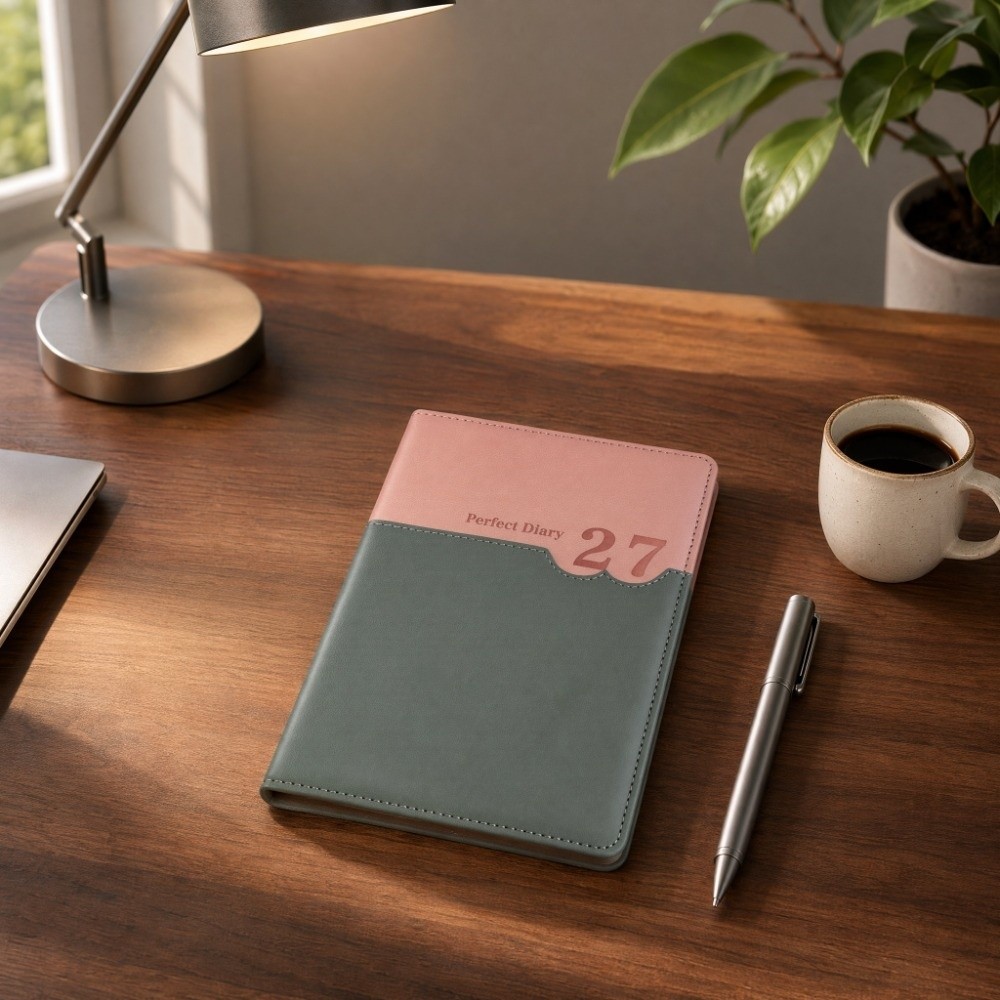 Leather Work Diary Covers - Planer do pracy biurowej na rok