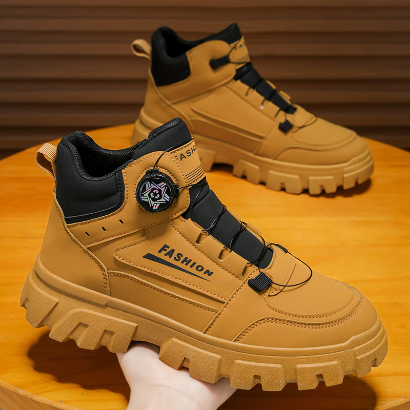 Leatherwork Designs - Męskie buty 2025 Casualowe Zimowe Kowbojki