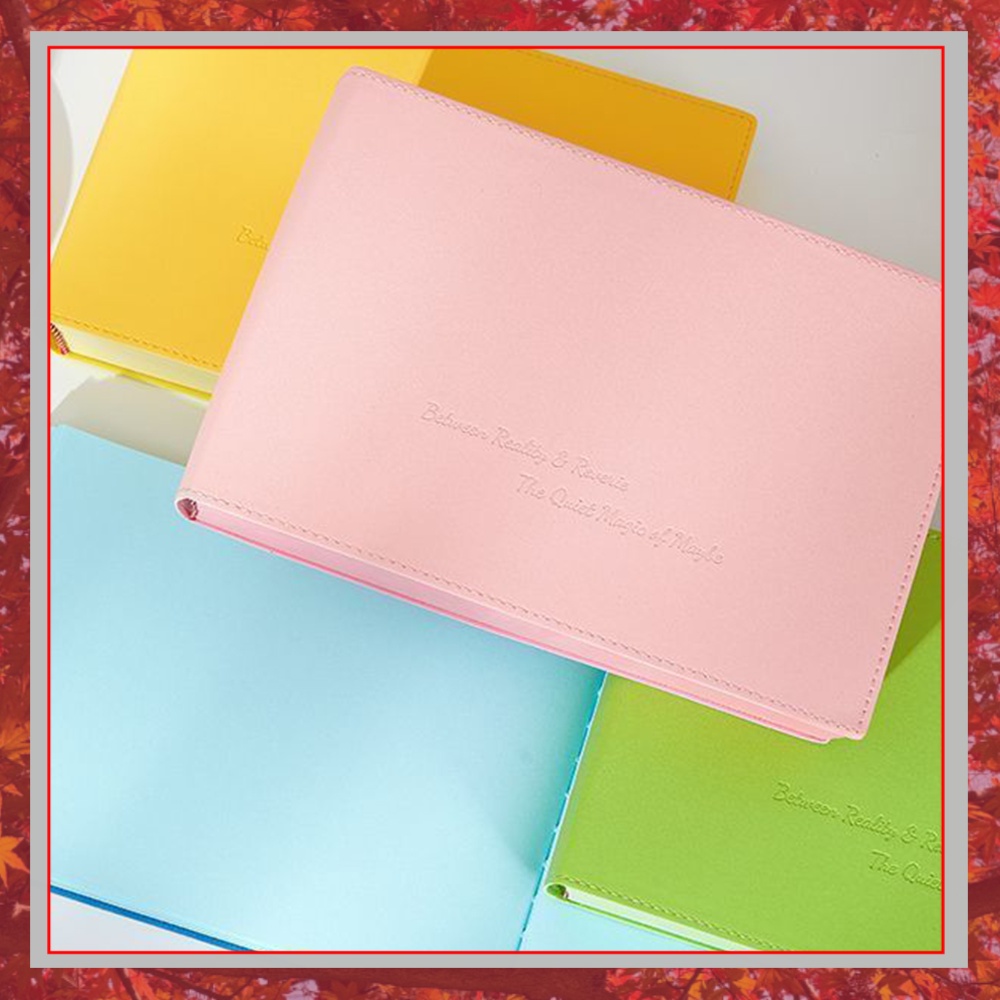 Leather Work Diary Covers - Gruby, kolorowy notatnik w formie bloku