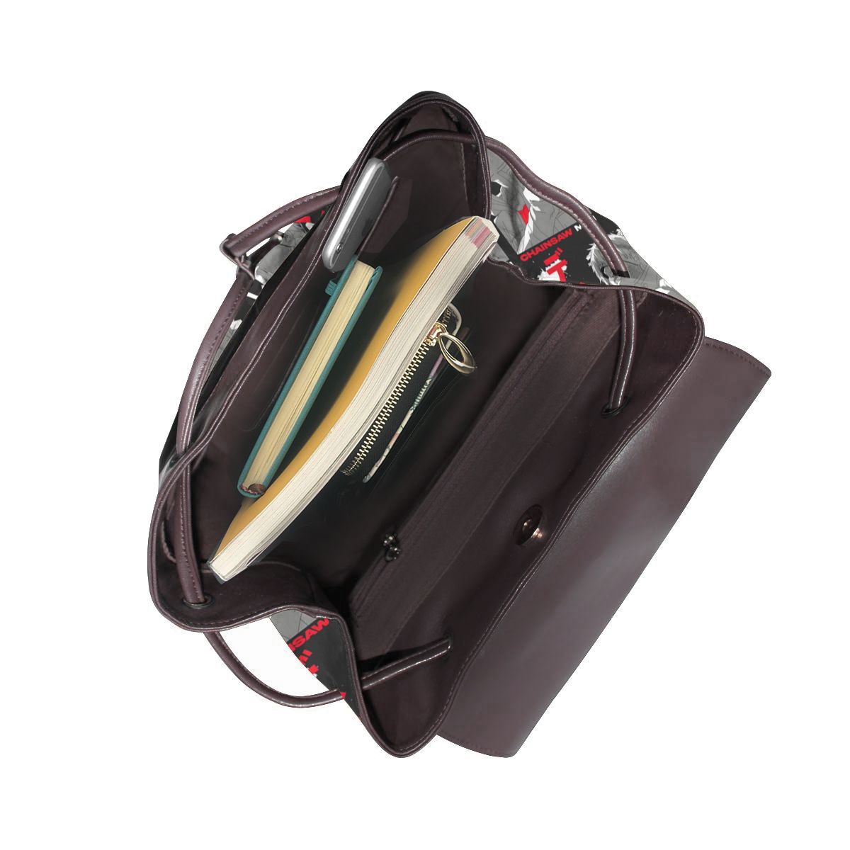 Anime Chainsaw Man Diabelskie  – Leather Work Rucksack Mens recenzja i cena