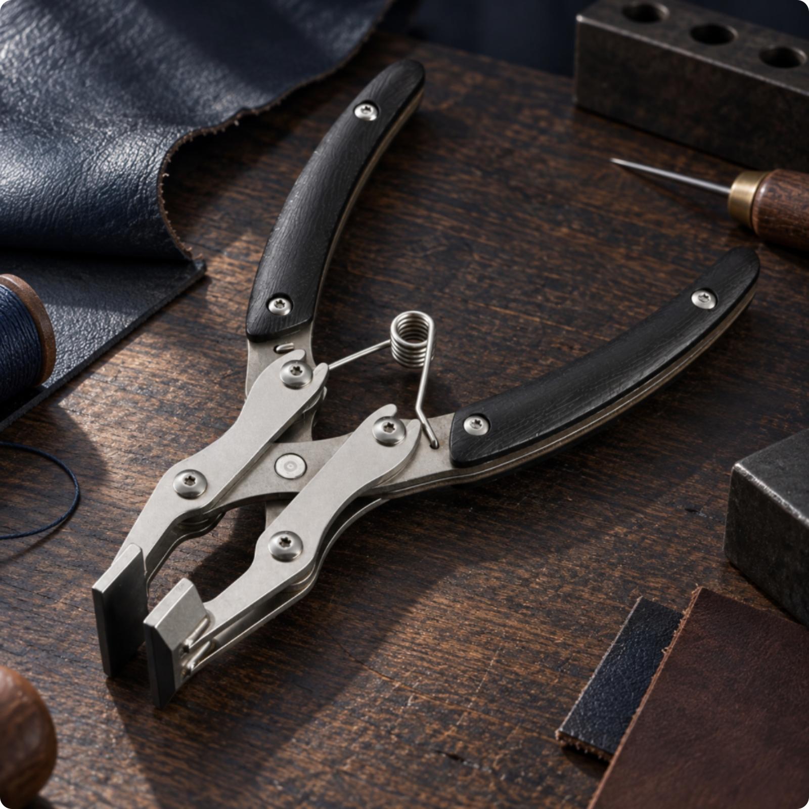 Szczypce ze stali nierdzewnej  – Leatherwork Hand Press recenzja i cena