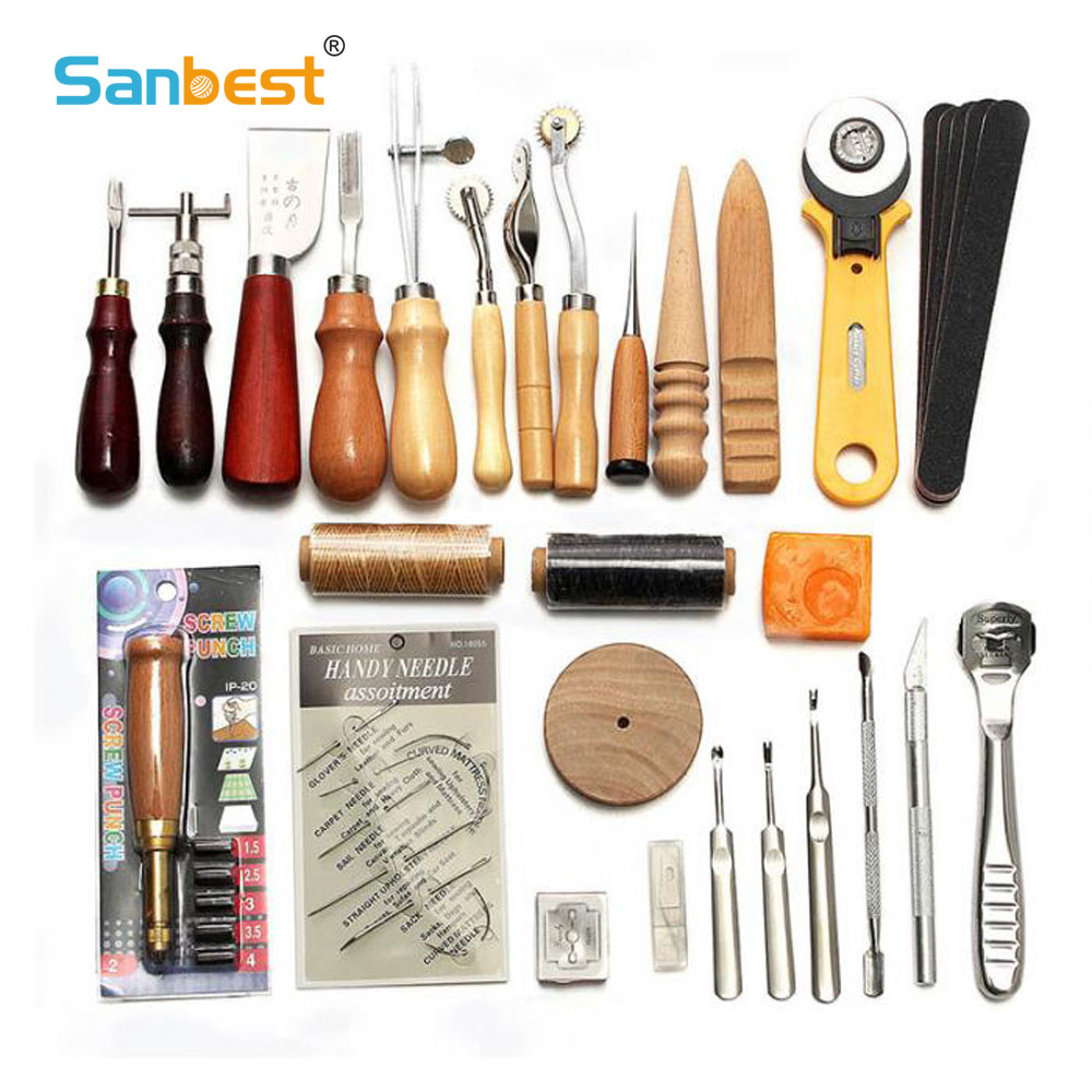 Sanbest profesjonalne skórzane – Groover Stitching Tool recenzja i cena